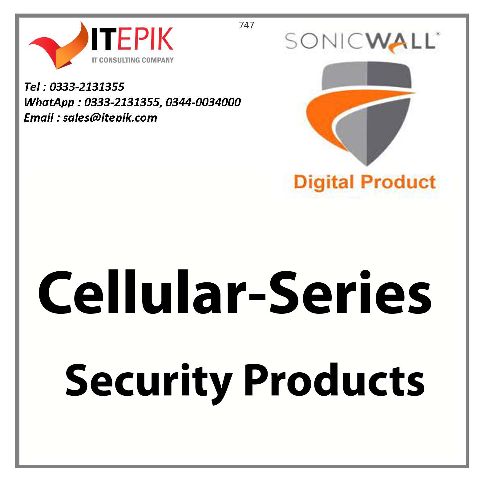 Sonicwall Firewalls cellular series